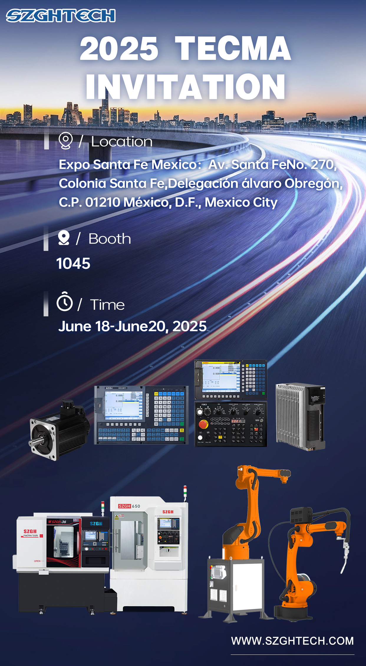 Sincerely invite you to visit │SZGH are about to appear at the TECMA exhibition in Mexico!